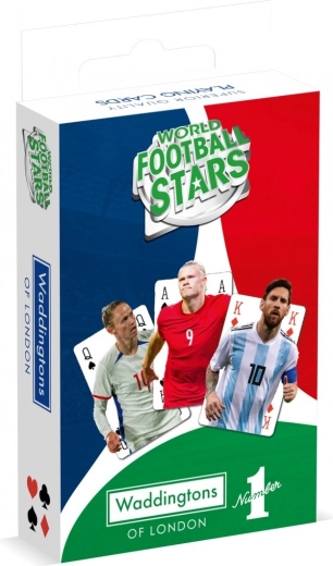 Cartes élégantes avec des stars mondiales du football