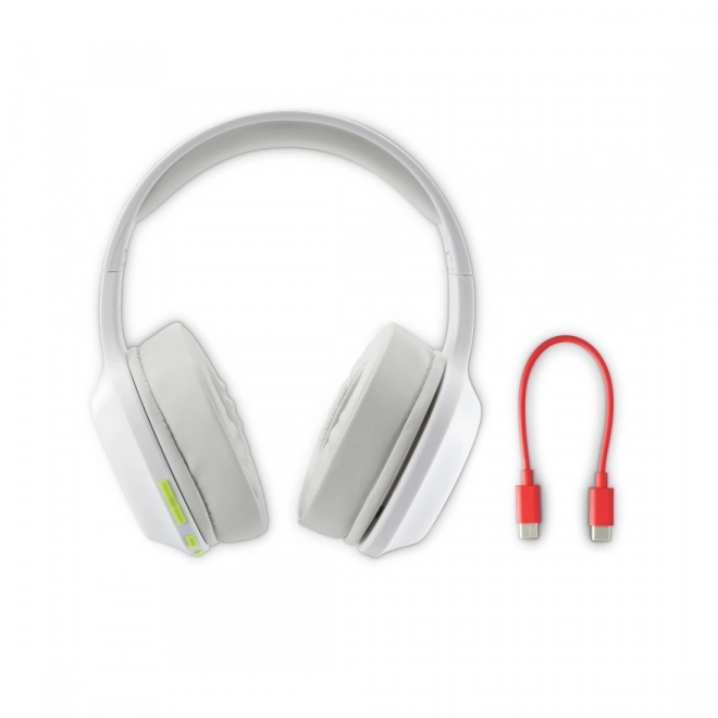 Ecouteurs sans fil sur les oreilles Blancs