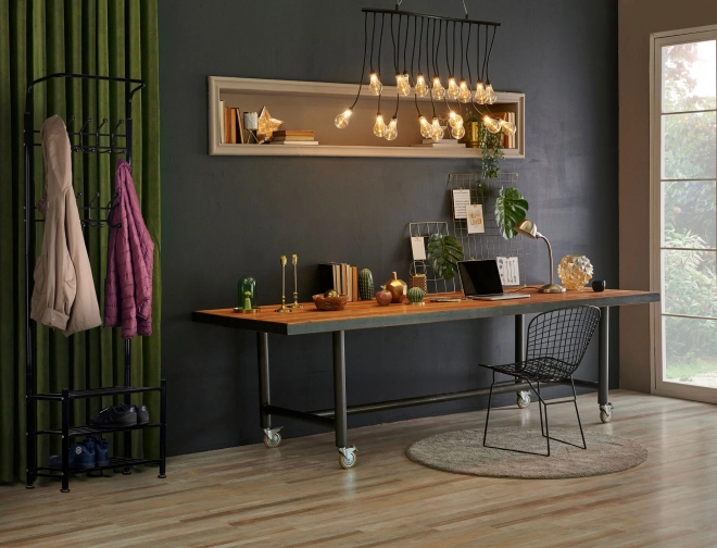 Porte-manteau + armoire, étagère, étagère à chaussures ModernHome