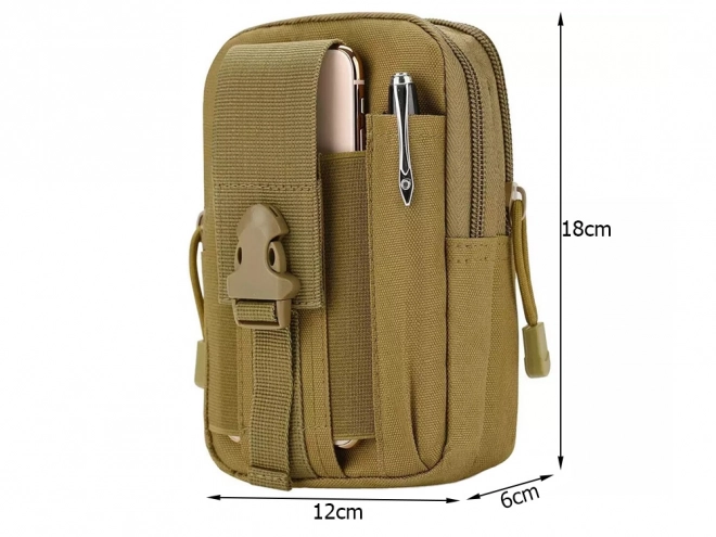 Sac tactique de ceinture - beige