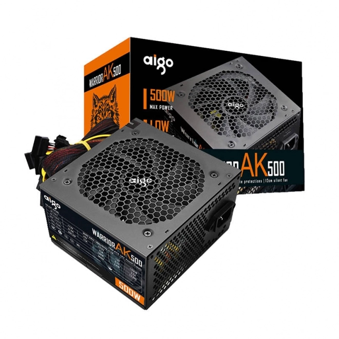 Alimentation d'ordinateur Aigo Warrior AK500 noir