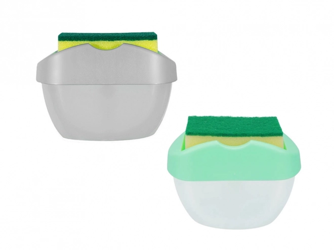 Distributeur de savon avec réservoir pour éponge