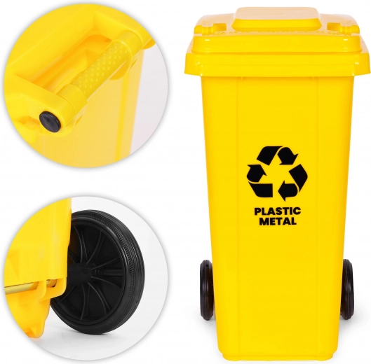 Roues en caoutchouc sur axe métallique pour un déplacement facile