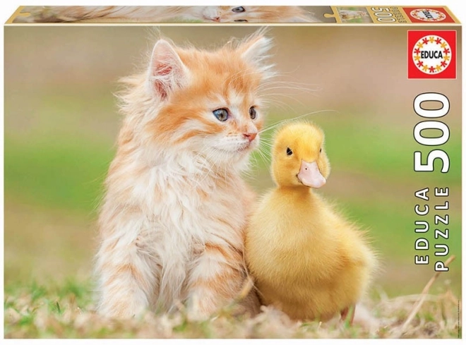 Puzzle des amis mignons Educa 500 pièces