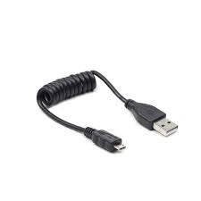 Câble USB AM-Micro Spiral 20-60cm