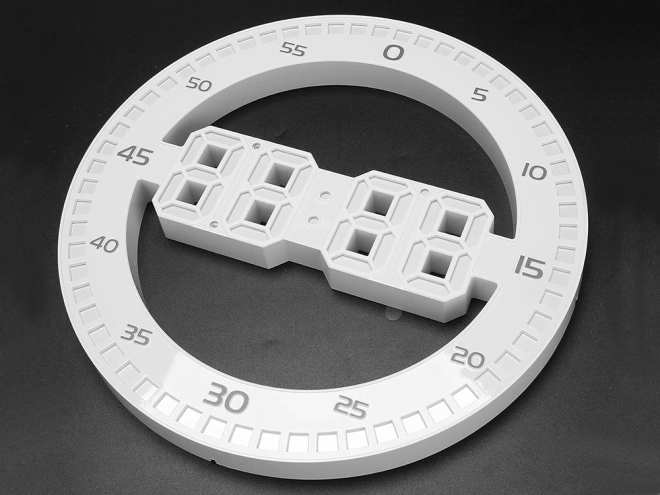 Réveil numérique LED avec thermomètre et alarme