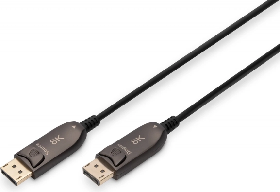 Câble DisplayPort hybride 1.4 AOC 8K 60 Hz DP–DP 20 m – 15 m