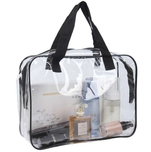 Trousse de toilette transparente 3en1 Soulima 21448