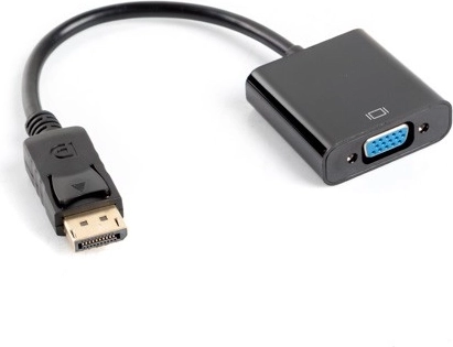 Adaptateur DisplayPort vers VGA 15 broches, mâle vers femelle, 10 cm, noir