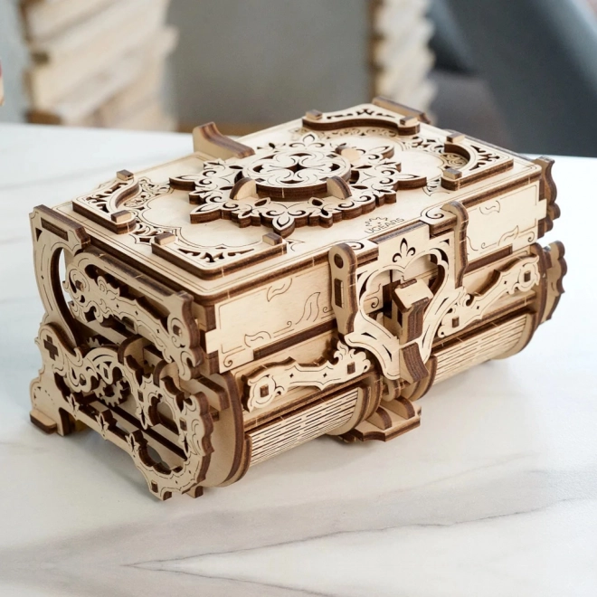 Boîte à bijoux antique puzzle 3D