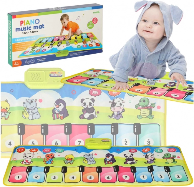 Tapis musical interactif piano avec enregistrement