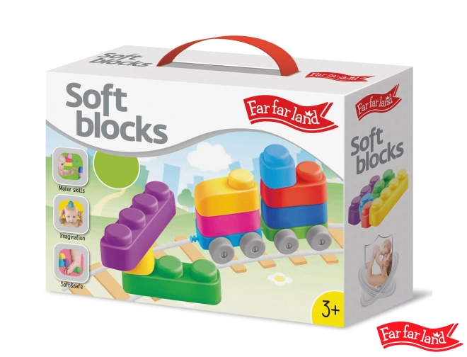 Far Far Land blocs de construction souples pour tout-petits
