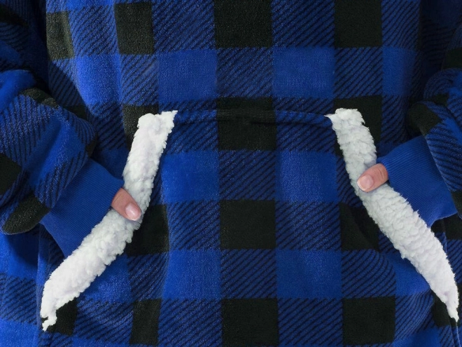 Chaud pull oversize couverture à capuche