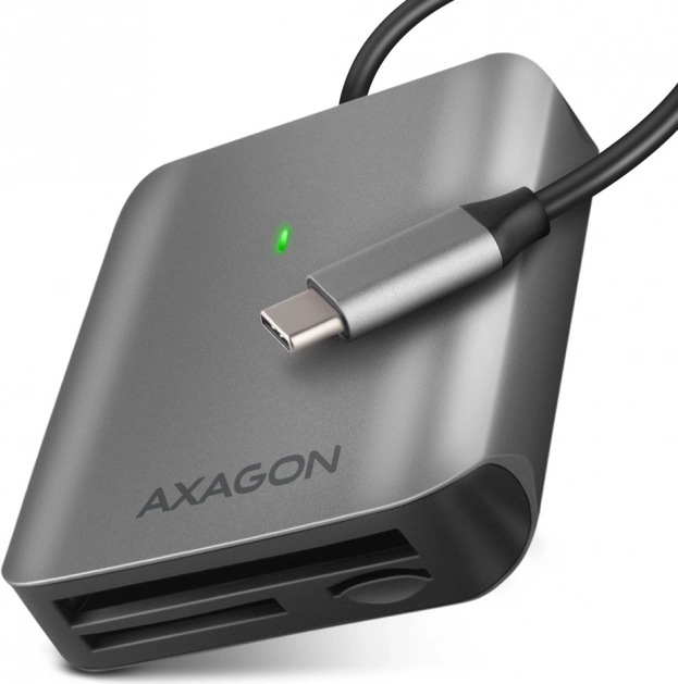 Lecteur de cartes externe USB-C 3.2 Gen 1 avec trois emplacements