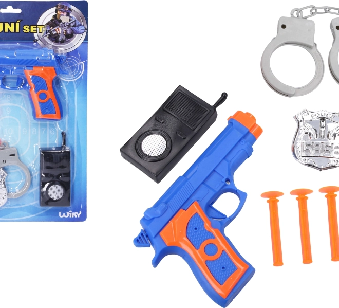 Set de policier avec fléchettes pour enfants