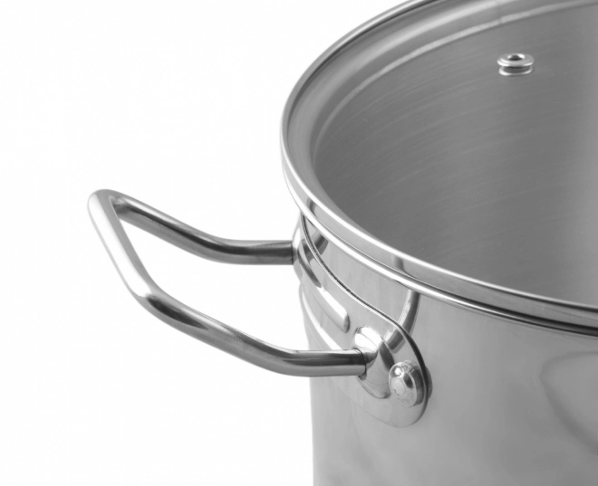 Casserole en acier inoxydable avec couvercle Berretti Gemini 24 cm