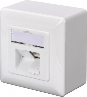 Prise réseau murale CAT 6A 2x RJ45, blindée