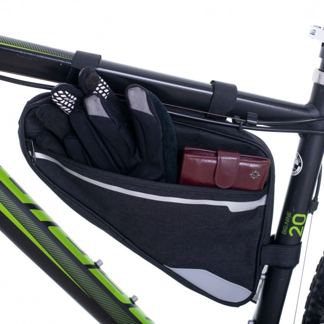 Sacoche triangulaire sous cadre de vélo