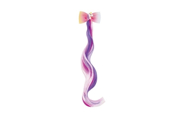 Clip à cheveux avec pendentif licorne arc-en-ciel