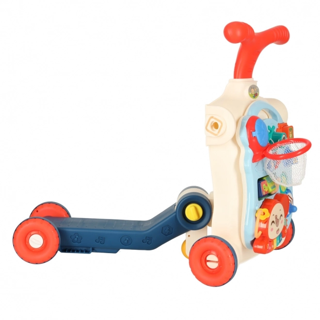 Trotteur multifonctionnel pour enfants et table interactive 5 en 1