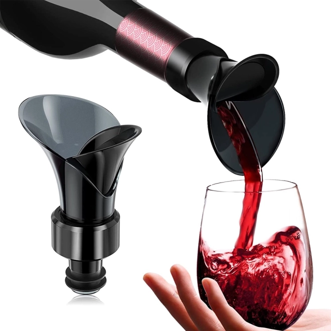 Double fonction : verseur et bouchon