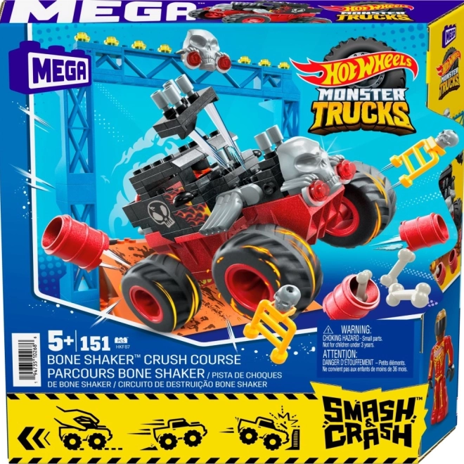 Hot Wheels Monster Truck Set de construction 151 pièces Voiture + Rampe