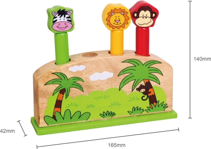 Des animaux colorés qui invitent au jeu