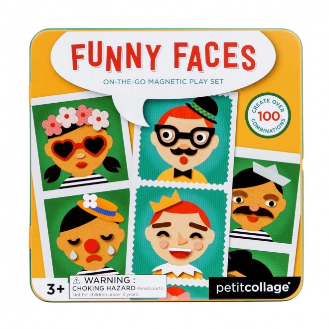 Puzzle magnétique visages joyeux