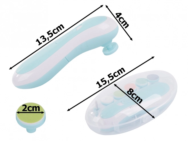 Coupe-ongles électriques pour enfants et adultes avec étui