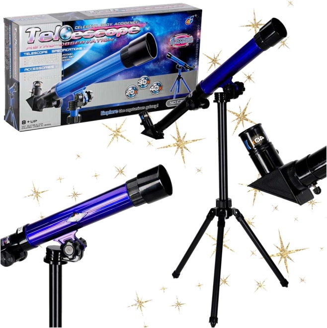 Télescope éducatif avec trépied 20x/30x/40x