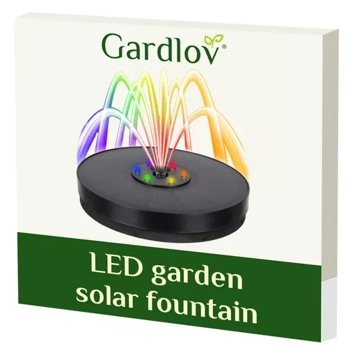 Fontaine solaire de jardin Gardlov LED 23227