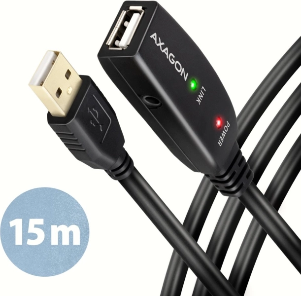Câble d’extension USB 2.0 actif AXAGON ADR-215 15 m