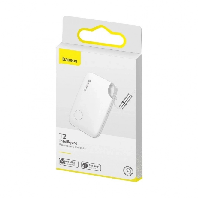 Mini localisateur intelligent Bluetooth Baseus T2 blanc