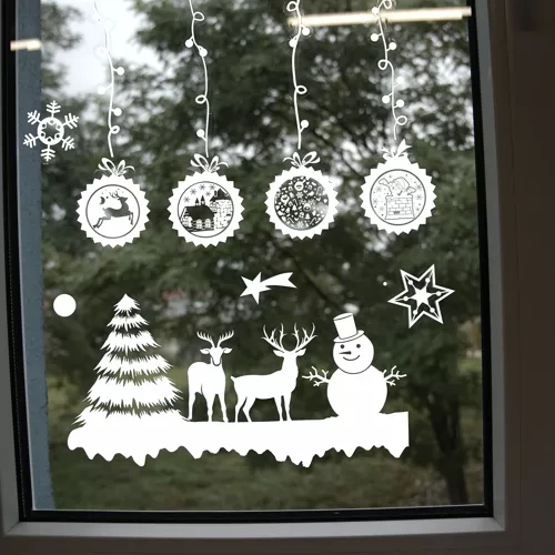 Ruhhy Autocollants de Noël pour fenêtre 22253