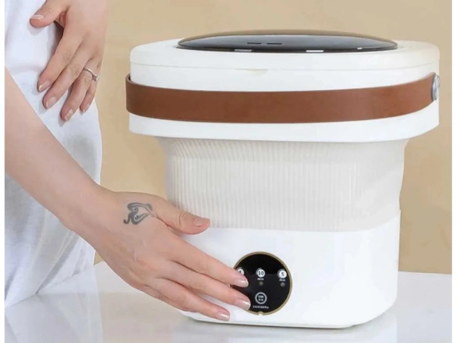 Petite machine à laver de voyage pliable 11L