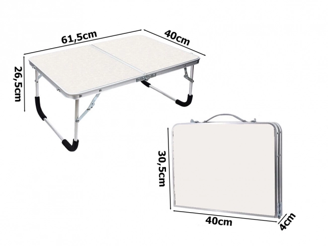 Table de camping pliable pour tente