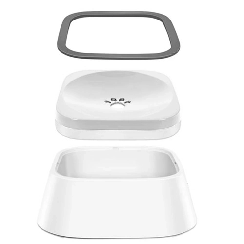 Bols d'eau pour chiens et chats avec fonction anti-éclaboussure - Set de 2 pièces