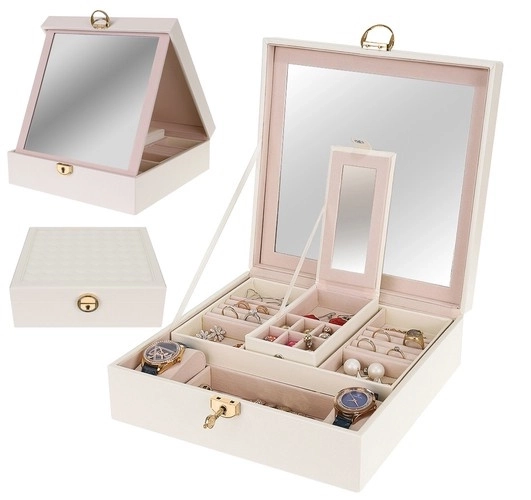 Boîte à bijoux Blanche Beautylushh
