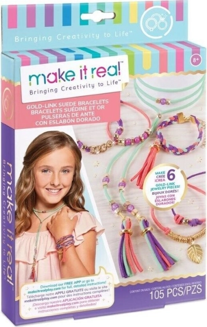 Make It Real bracelets et colliers dorés