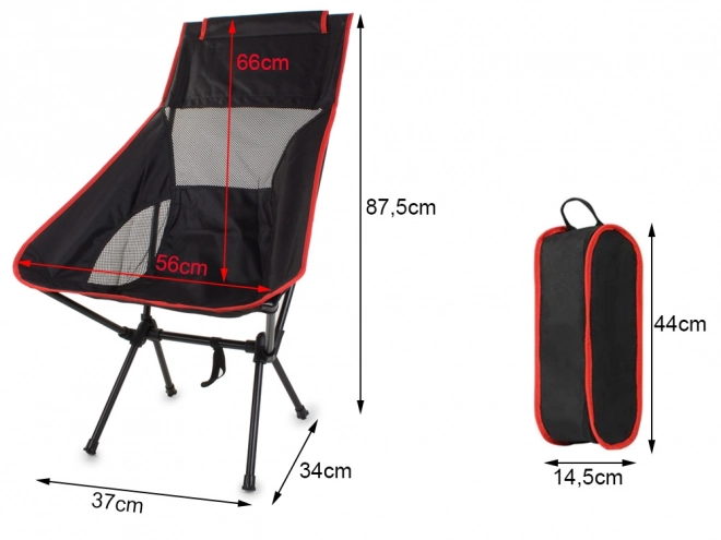 Chaise de pêche pliante touristique