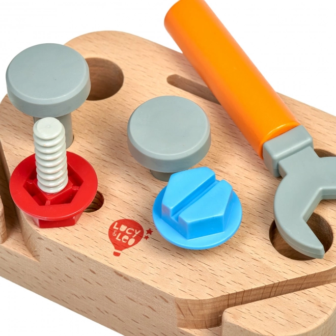 Lucy & Leo Petit charpentier - ensemble d'outils en bois