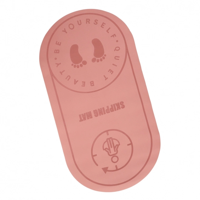 Tapis de yoga avec isolation sonore antidérapante 127x63x0,6 cm rose