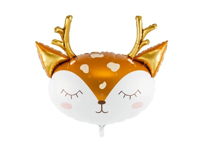 Ballon en aluminium Tête de cerf - 73 x 64 cm