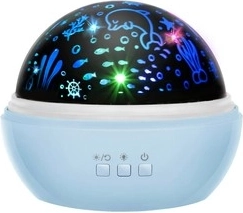 Lampe de nuit avec projecteur – Bleu