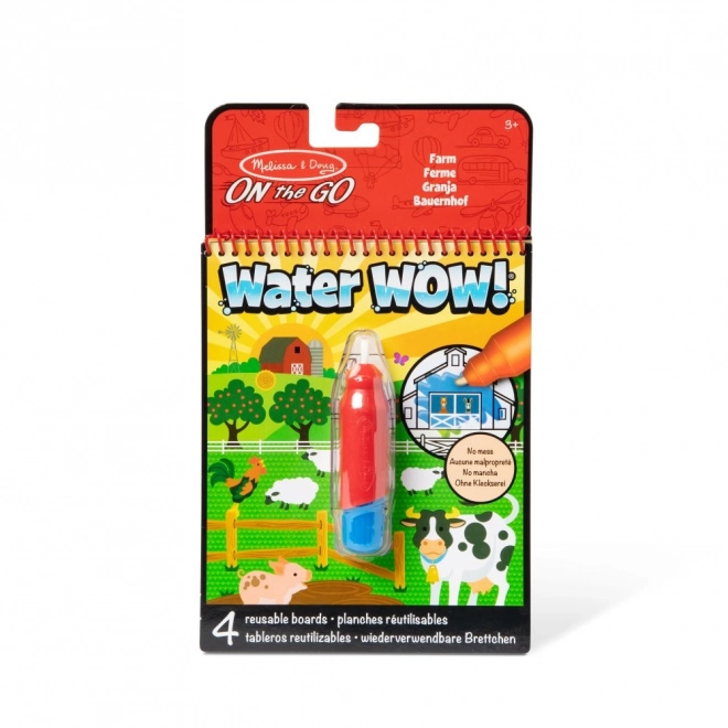 Peinture magique à l'eau Ferme pour enfants