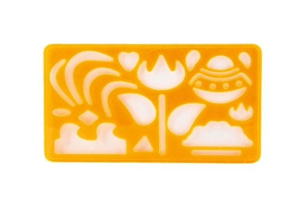 Gabarits en plastique pour dessin 23x29 cm