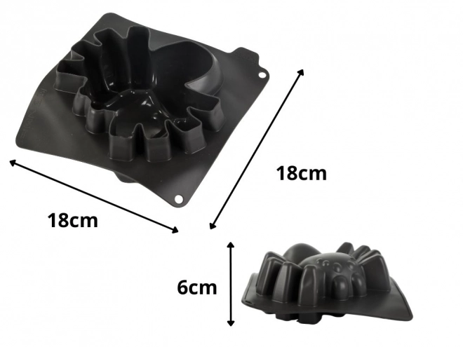 Moule en silicone pour gâteau en forme d'araignée pour Halloween