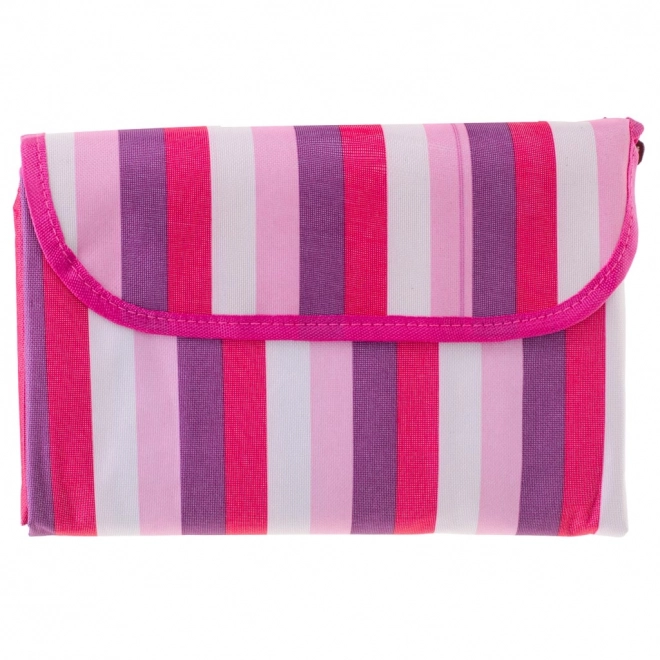 Couverture de plage et de pique-nique pliable rose