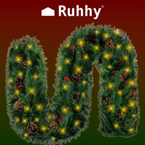 Guirlande de Noël / décoration avec lumières Ruhhy 22325