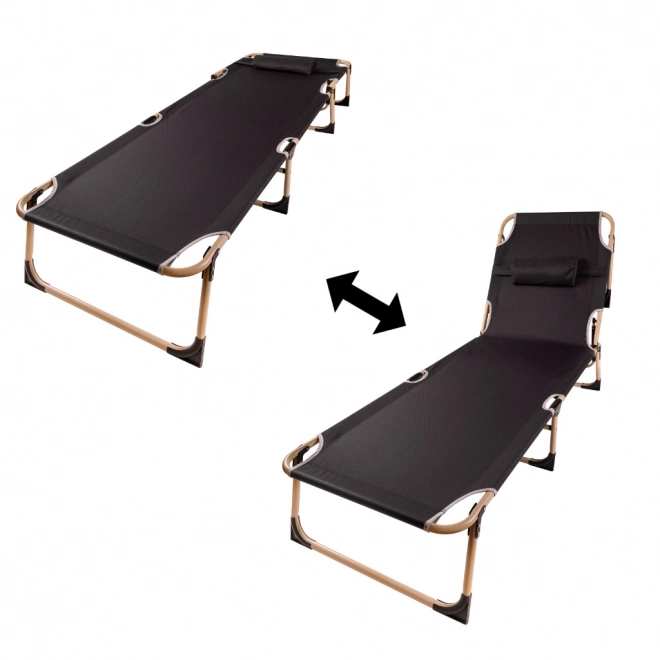 Lit de camp pliant Canada 193 cm gris foncé
